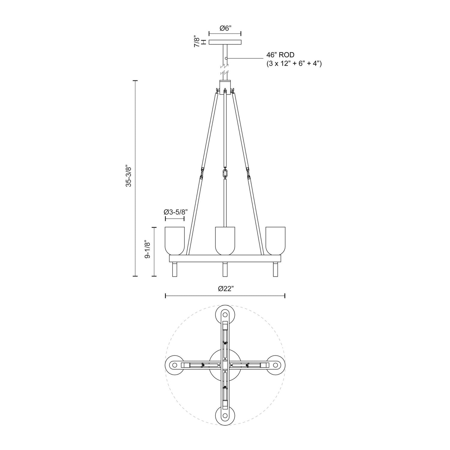 ALORA, LUCIAN PENDANTS, PENDANT LIGHT