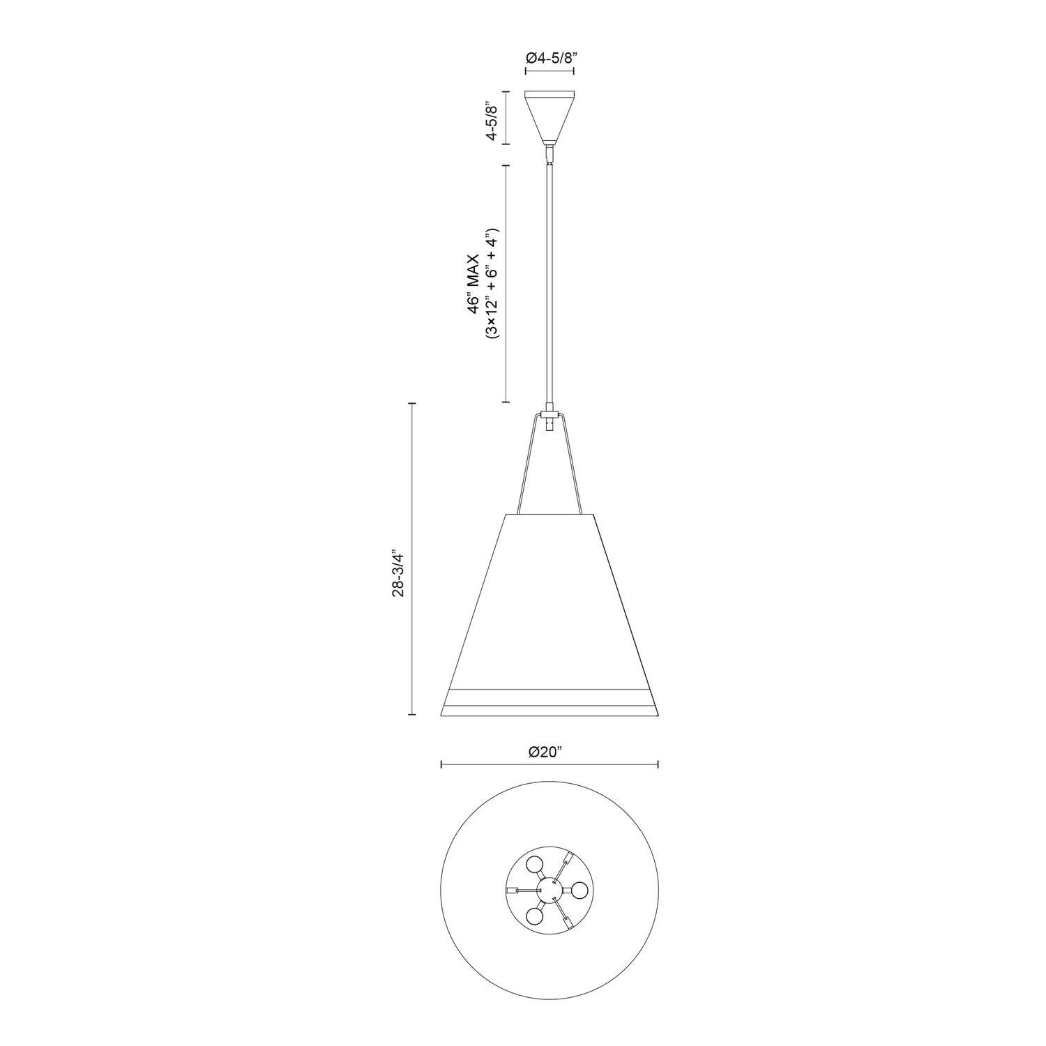ALORA, BRICKELL PENDANTS, PENDANT LIGHT