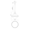 KUZCO LIGHTING INC, WILLARD PENDANTS, PENDANT LIGHT