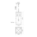 KUZCO LIGHTING INC, DOUGLAS PENDANTS, PENDANT LIGHT