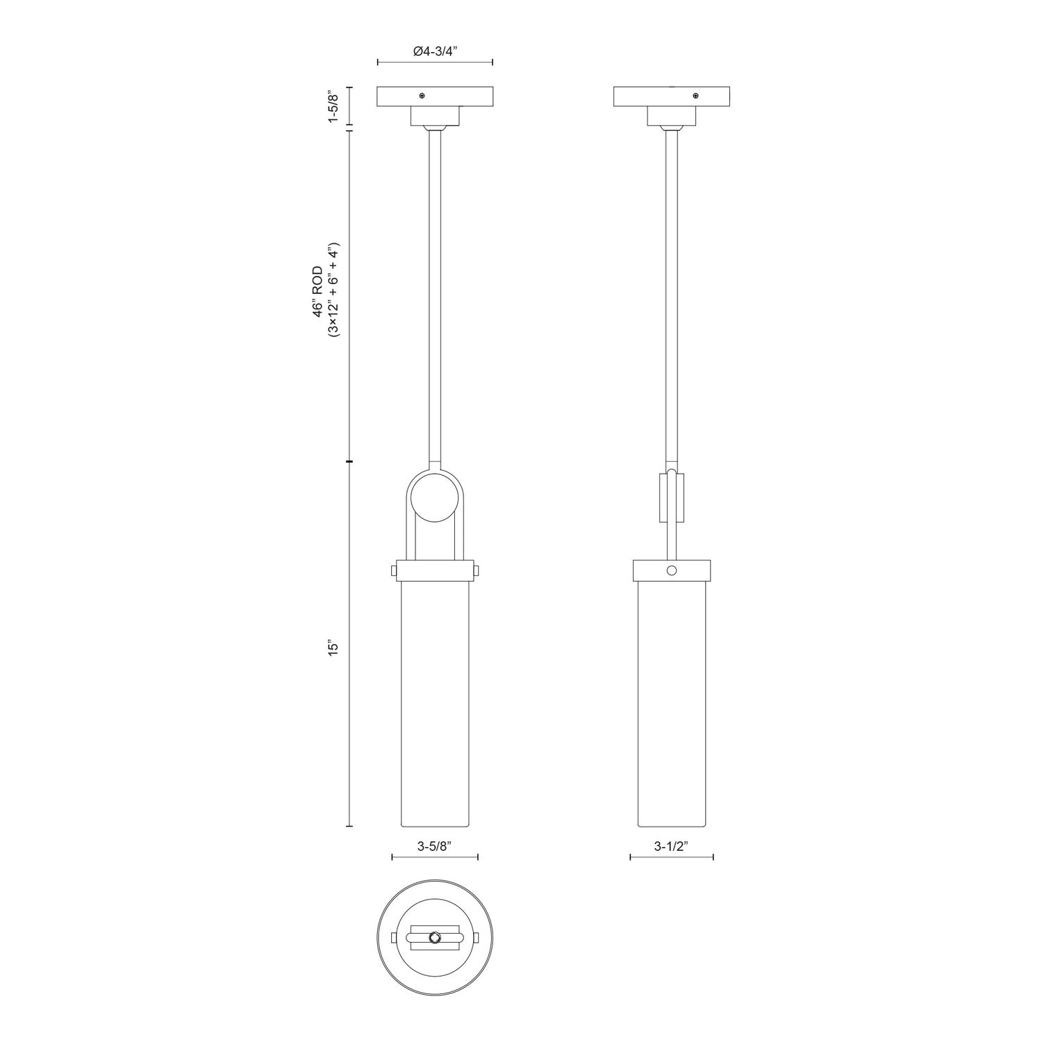 KUZCO LIGHTING INC PD355015UBGO 7a9f0183-9692-4b2f-a74f-495f4174c296