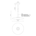 KUZCO LIGHTING INC, KYOTO PENDANTS, PENDANT LIGHT