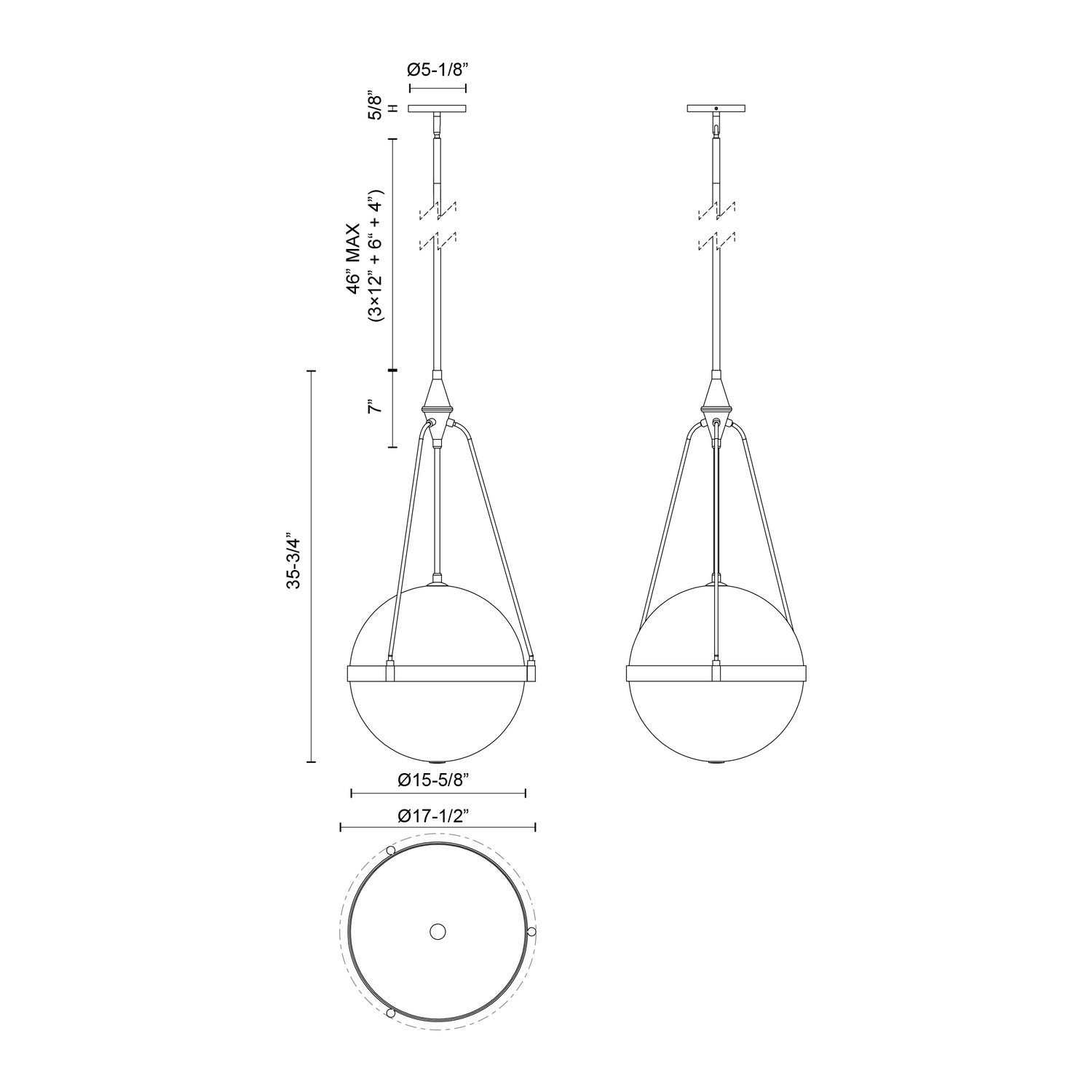 KUZCO LIGHTING INC, HARMONY PENDANTS, PENDANT LIGHT