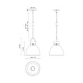 KUZCO LIGHTING INC, WALDO PENDANTS, PENDANT LIGHT