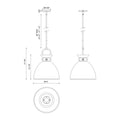 KUZCO LIGHTING INC, WALDO PENDANTS, PENDANT LIGHT