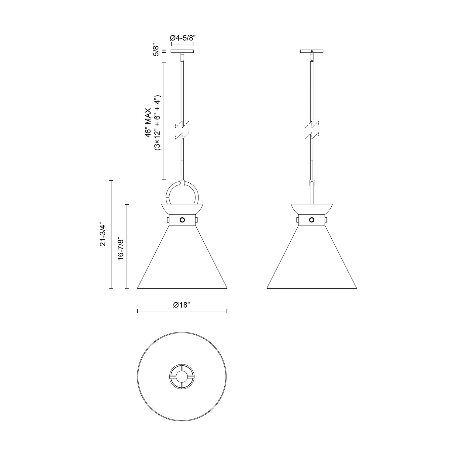 KUZCO LIGHTING INC PD412518MBSM 7ab2f678-6453-4dc0-8d81-c50a1204b16c