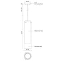 KUZCO LIGHTING INC, VERONA PENDANTS, PENDANT LIGHT