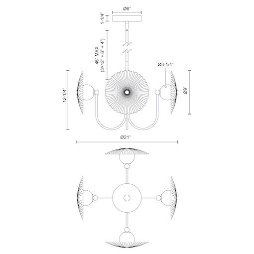 ALORA, HERA PENDANTS, PENDANT LIGHT