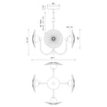 KUZCO LIGHTING INC, HERA PENDANTS, PENDANT LIGHT