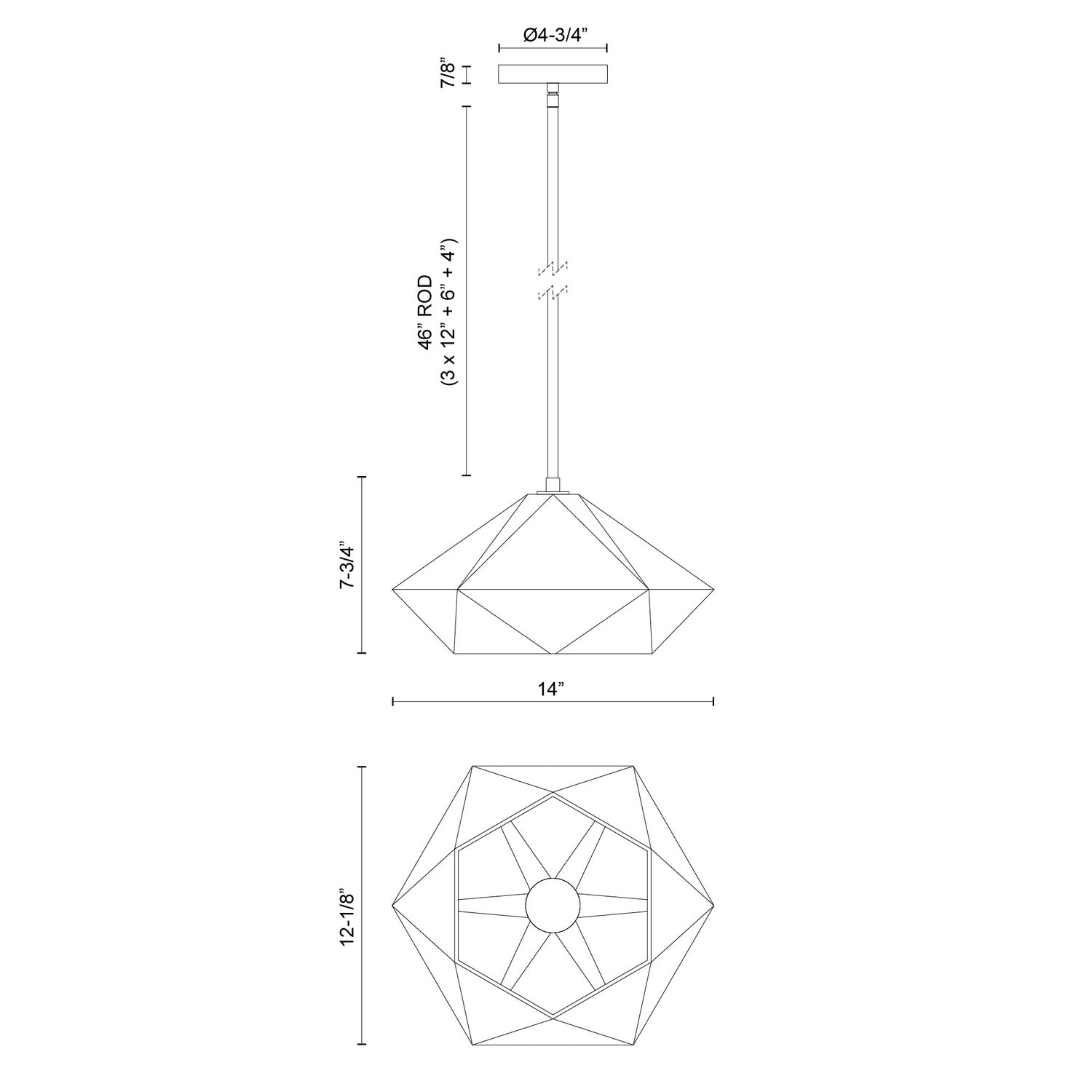 ALORA, KRYSTA PENDANTS, PENDANT LIGHT