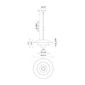 KUZCO LIGHTING INC, TETSU PENDANTS, PENDANT LIGHT