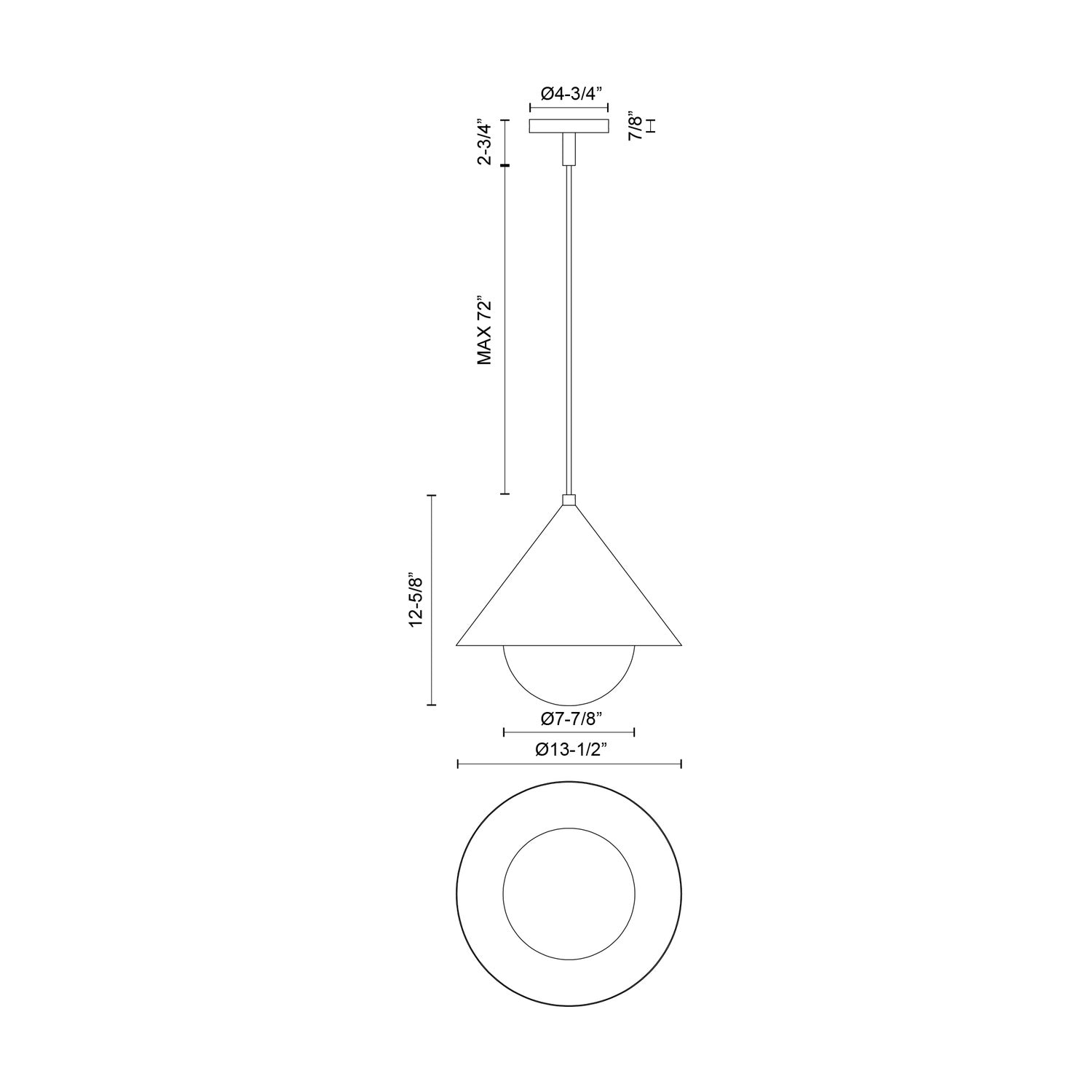 KUZCO LIGHTING INC, REMY PENDANTS, PENDANT LIGHT