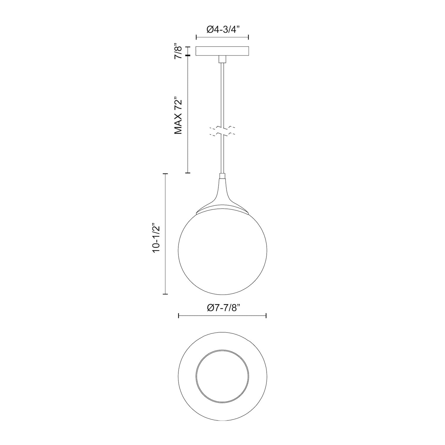 ALORA, NOUVEAU PENDANTS, PENDANT LIGHT