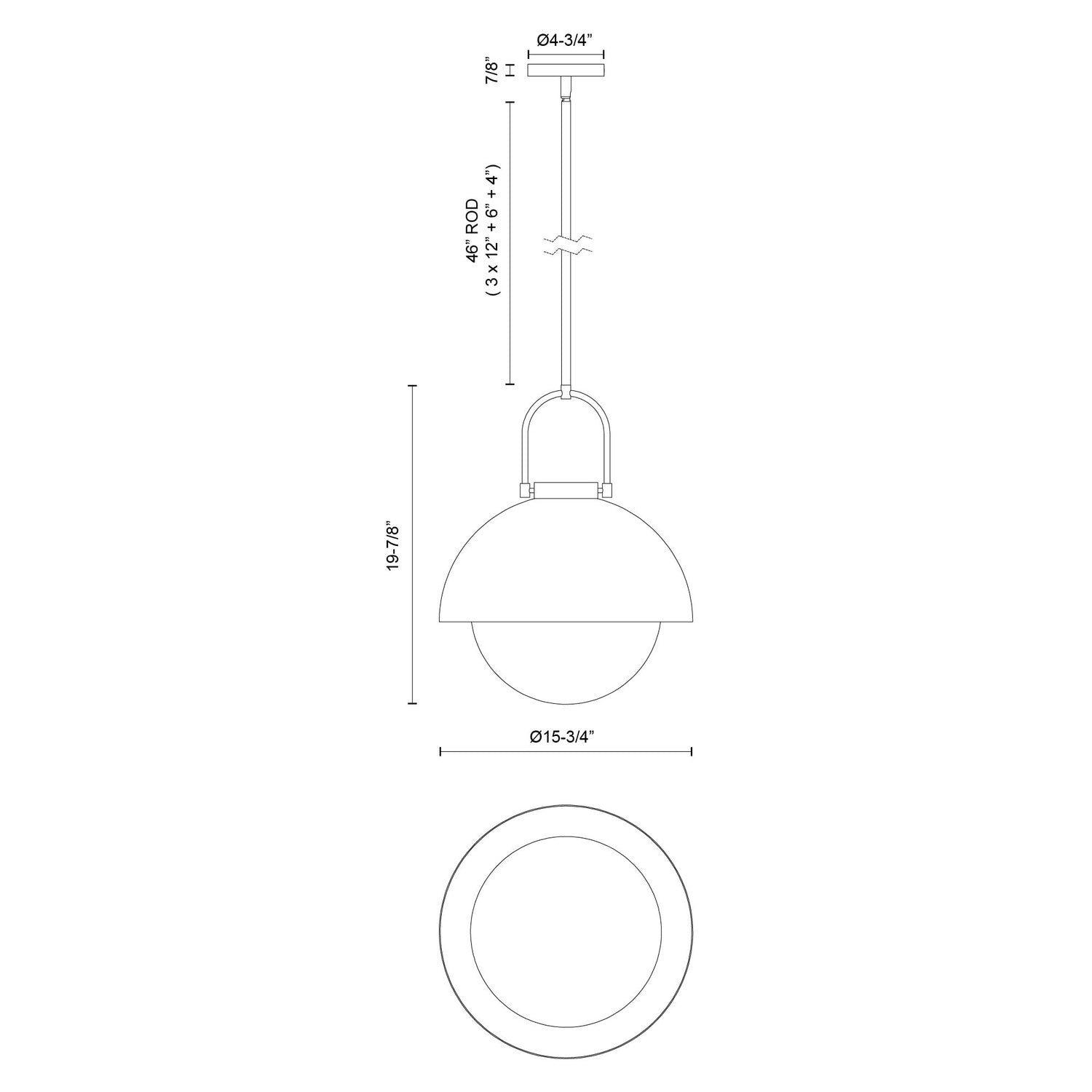 ALORA, HARPER PENDANTS, PENDANT LIGHT