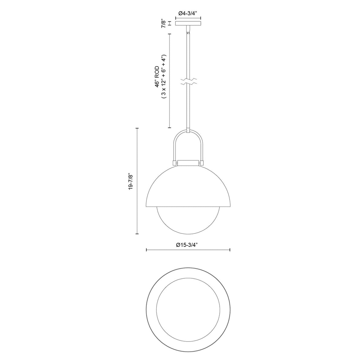 ALORA, HARPER PENDANTS, PENDANT LIGHT