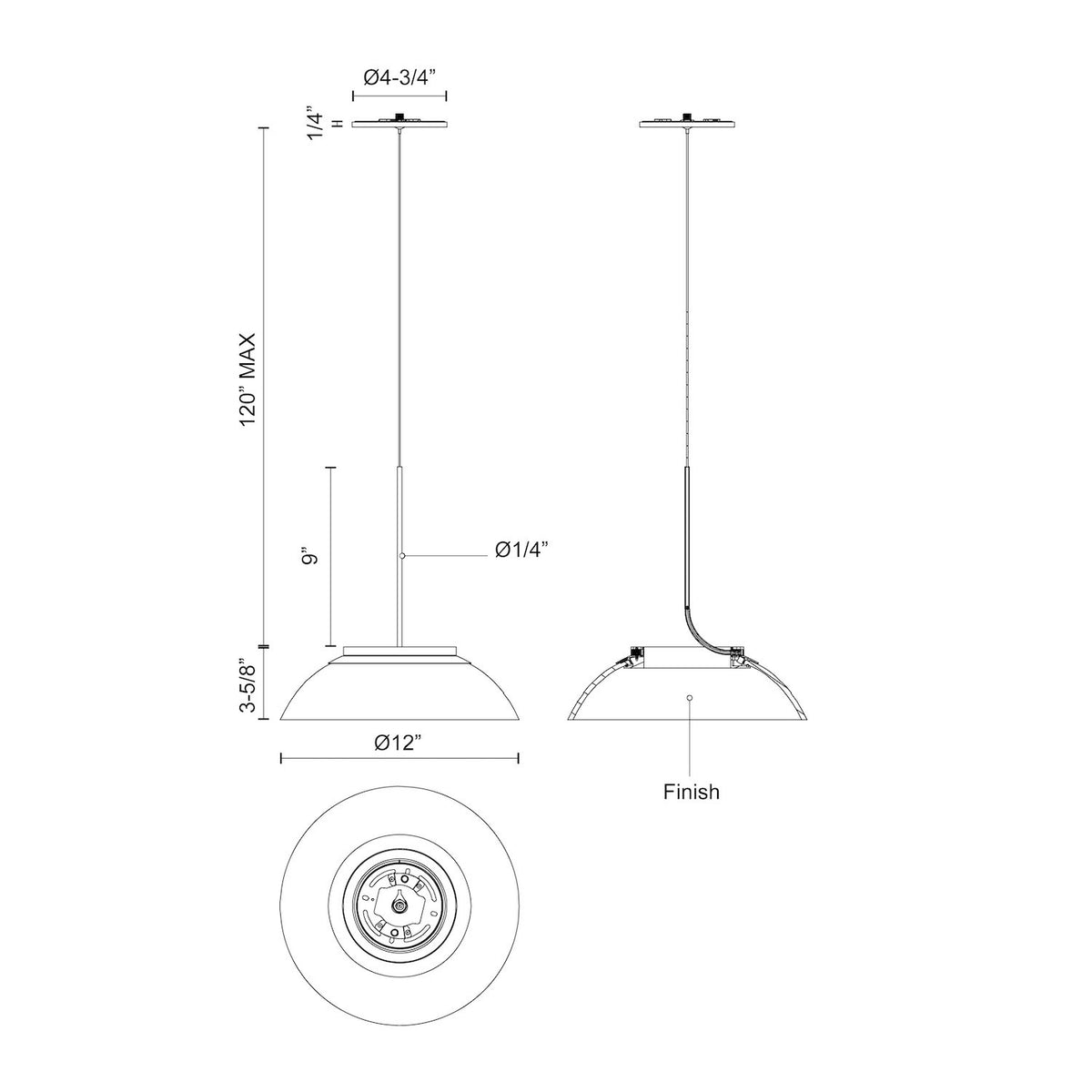 KUZCO LIGHTING INC, MAGELLAN PENDANTS, PENDANT LIGHT
