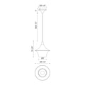 KUZCO LIGHTING INC, EMIKO PENDANTS, PENDANT LIGHT