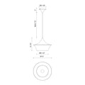 KUZCO LIGHTING INC, EMIKO PENDANTS, PENDANT LIGHT