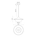 KUZCO LIGHTING INC, EMIKO PENDANTS, PENDANT LIGHT