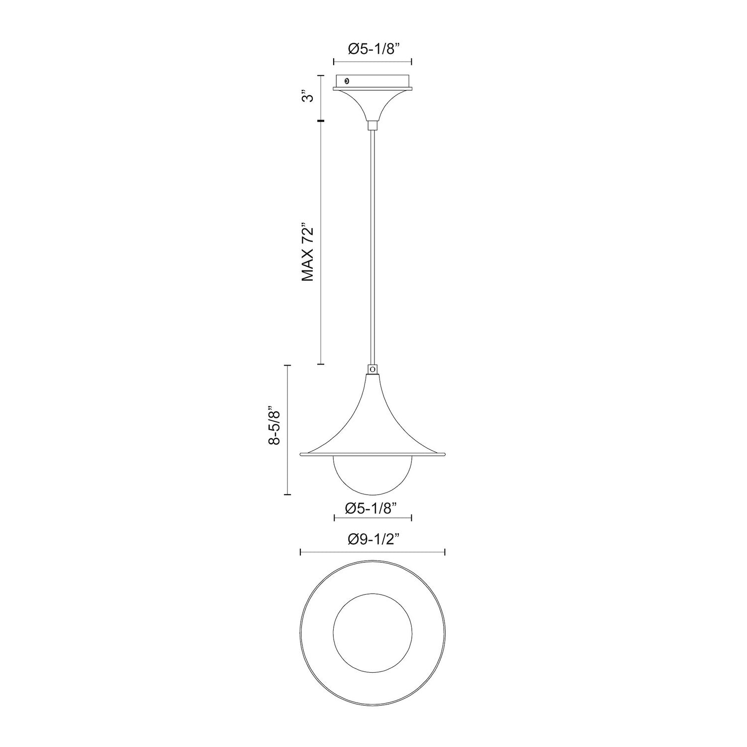 ALORA, FUJI PENDANTS, PENDANT LIGHT