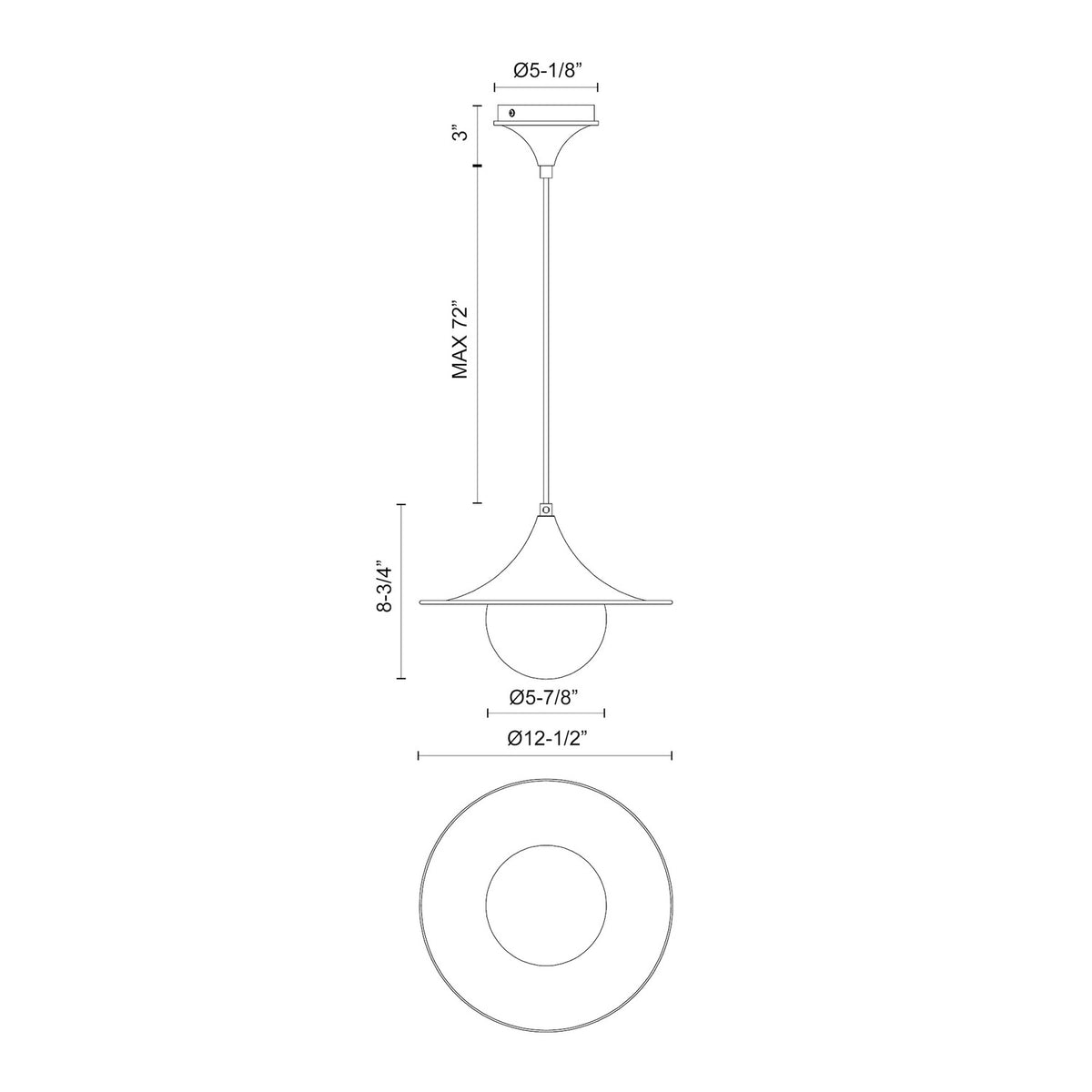 ALORA, FUJI PENDANTS, PENDANT LIGHT