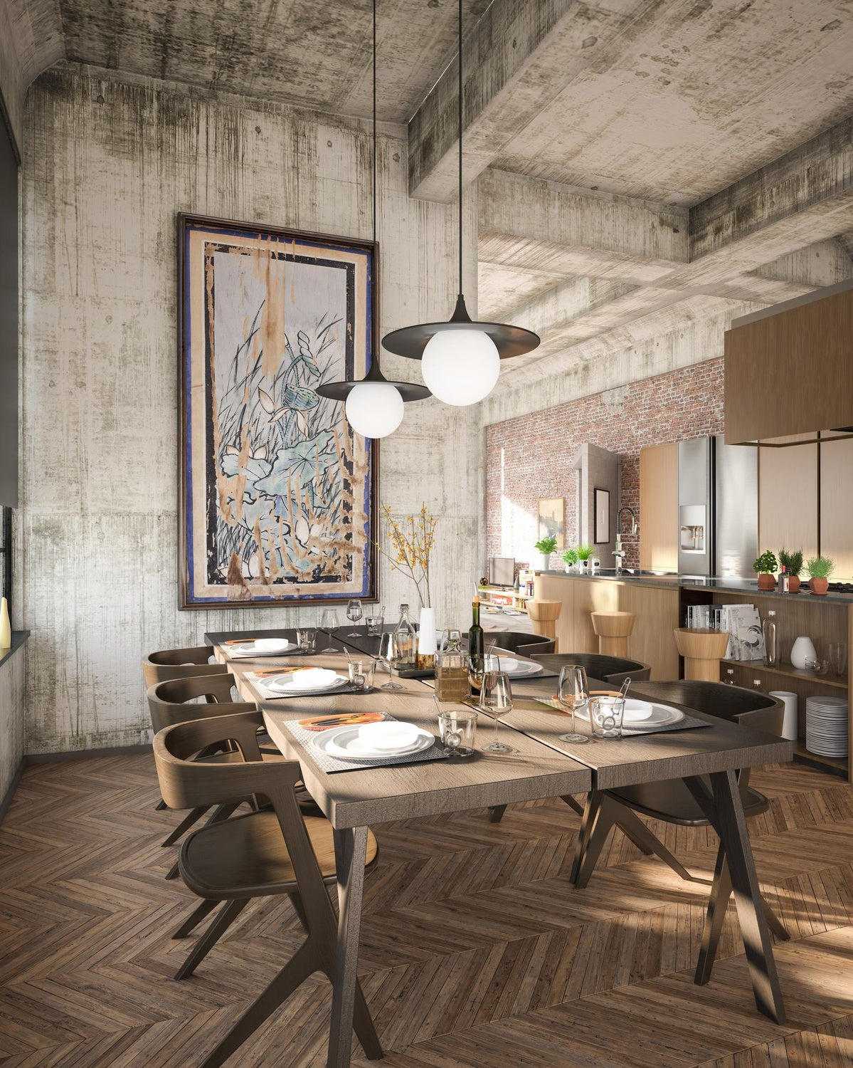 ALORA, FUJI PENDANTS, PENDANT LIGHT