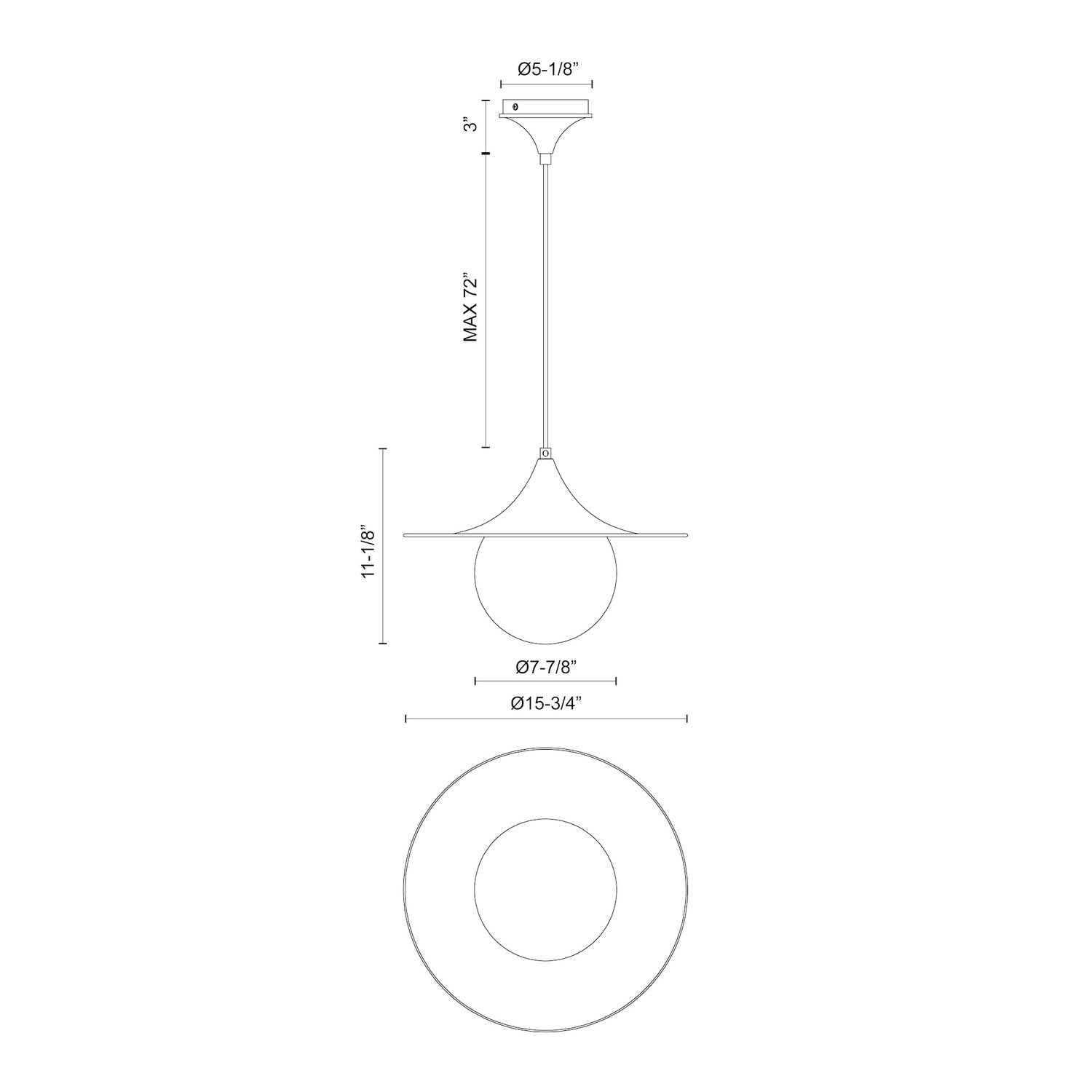 KUZCO LIGHTING INC, FUJI PENDANTS, PENDANT LIGHT