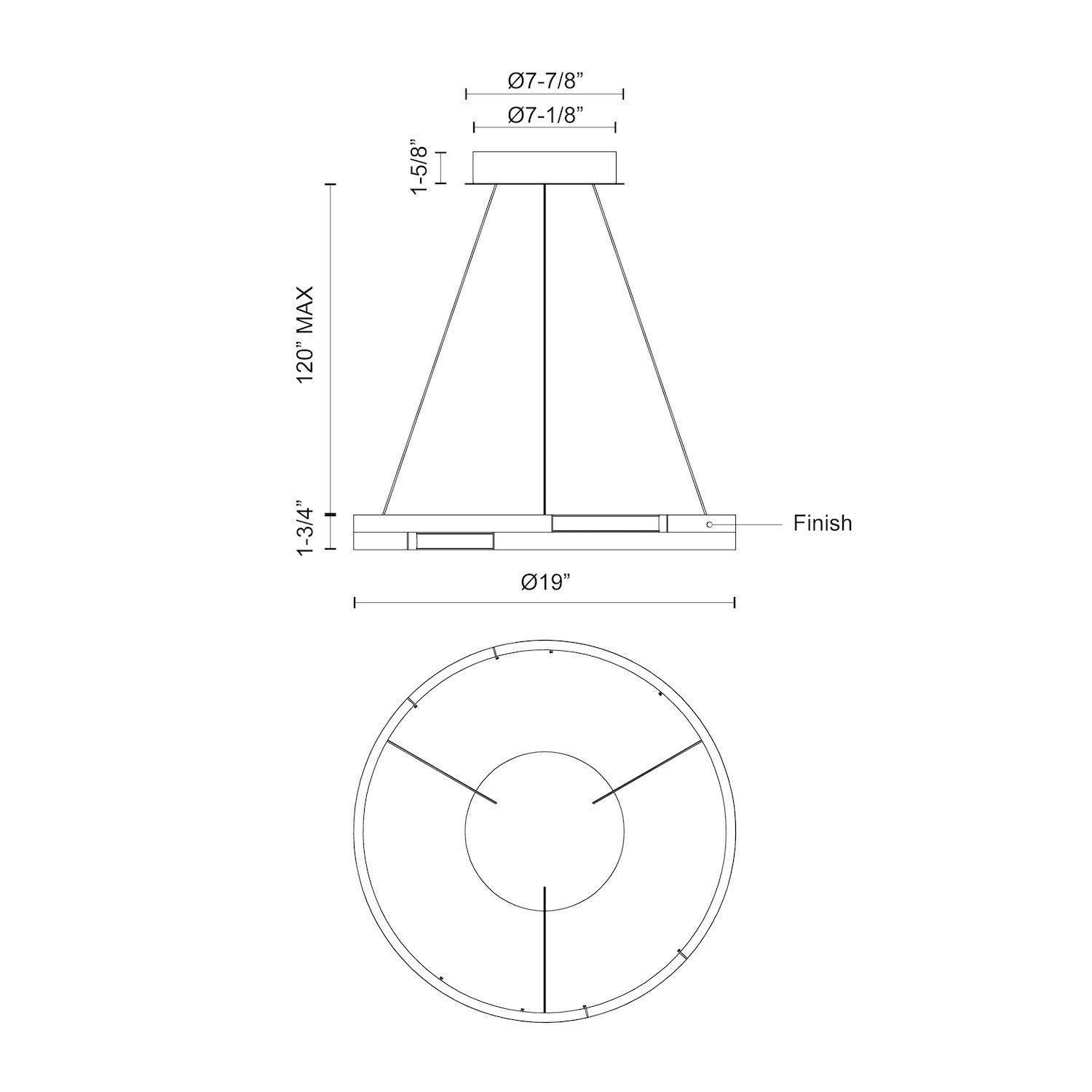 KUZCO LIGHTING INC, ANELLO MINOR PENDANTS, PENDANT LIGHT