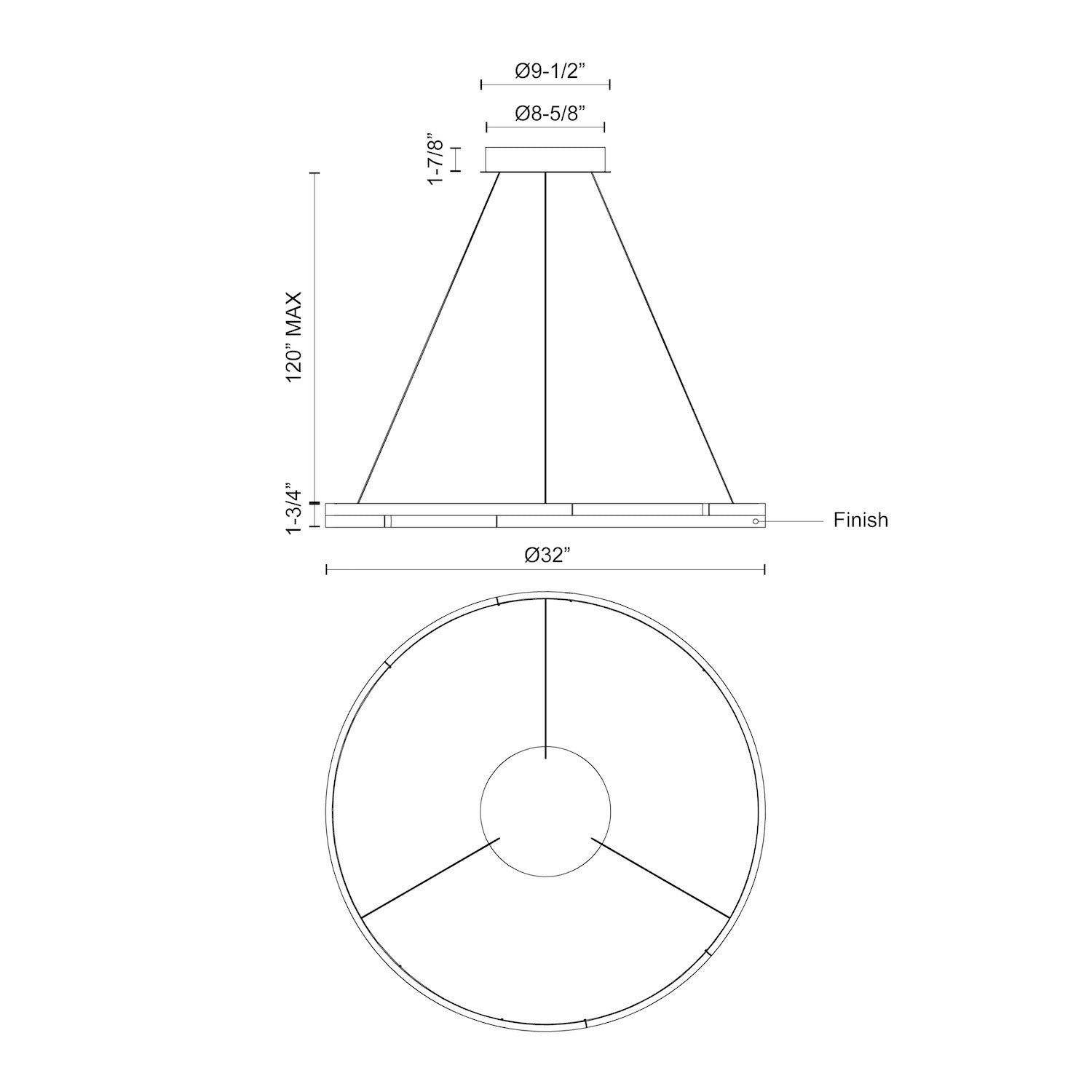 KUZCO LIGHTING INC, ANELLO MINOR PENDANTS, PENDANT LIGHT
