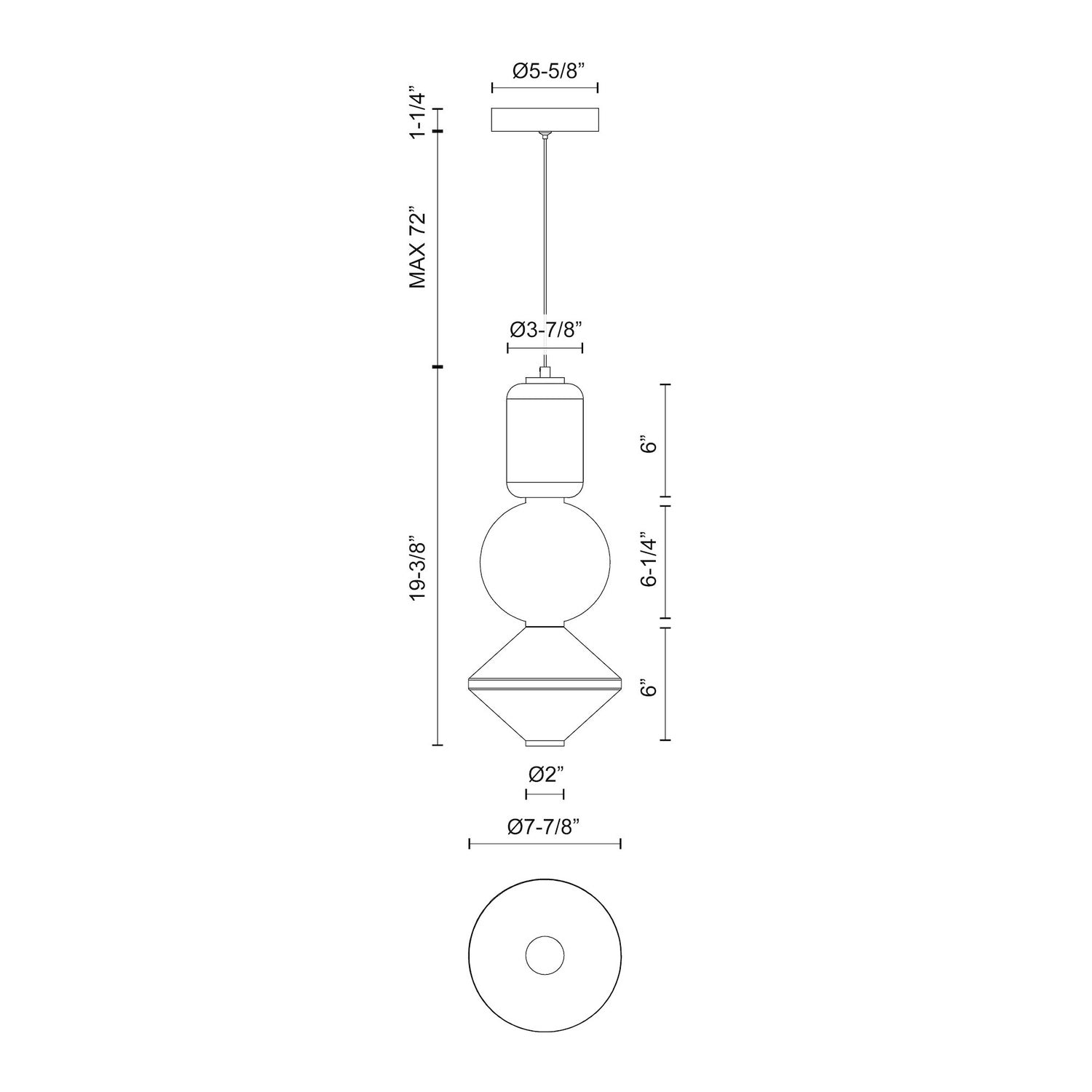 ALORA, BIJOU PENDANTS, PENDANT LIGHT