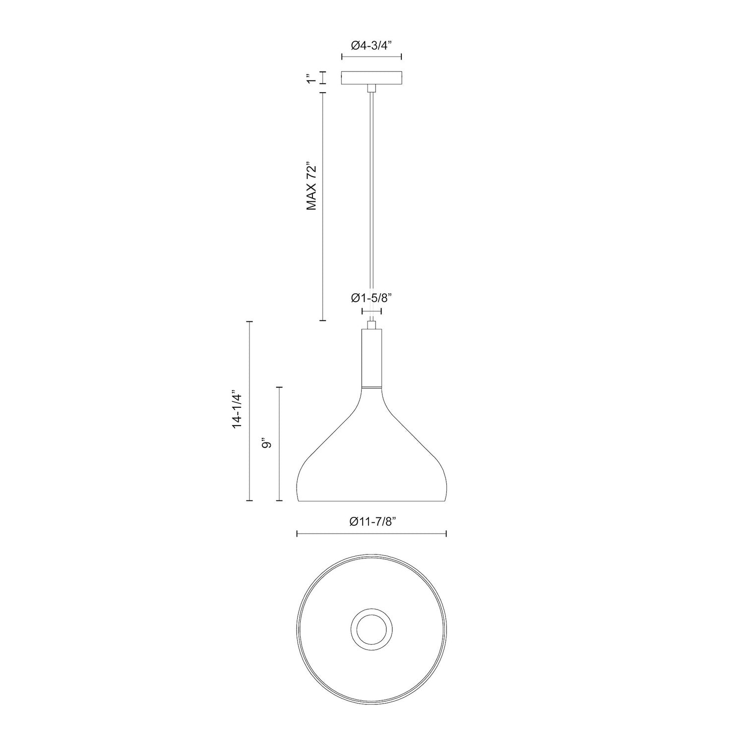 KUZCO LIGHTING INC PD532312MBOP b3846601-81fa-48a8-ad7c-58a346b63b90