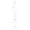 KUZCO LIGHTING INC, NORA PENDANTS, PENDANT LIGHT
