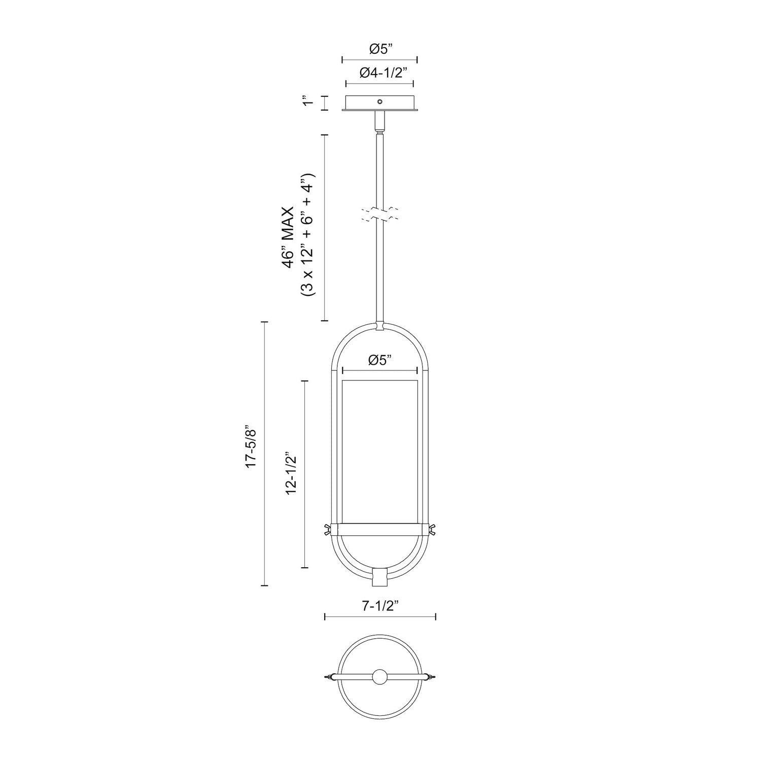 KUZCO LIGHTING INC PD539018AGCL 61c557db-a552-4caa-9546-3342b14b468b