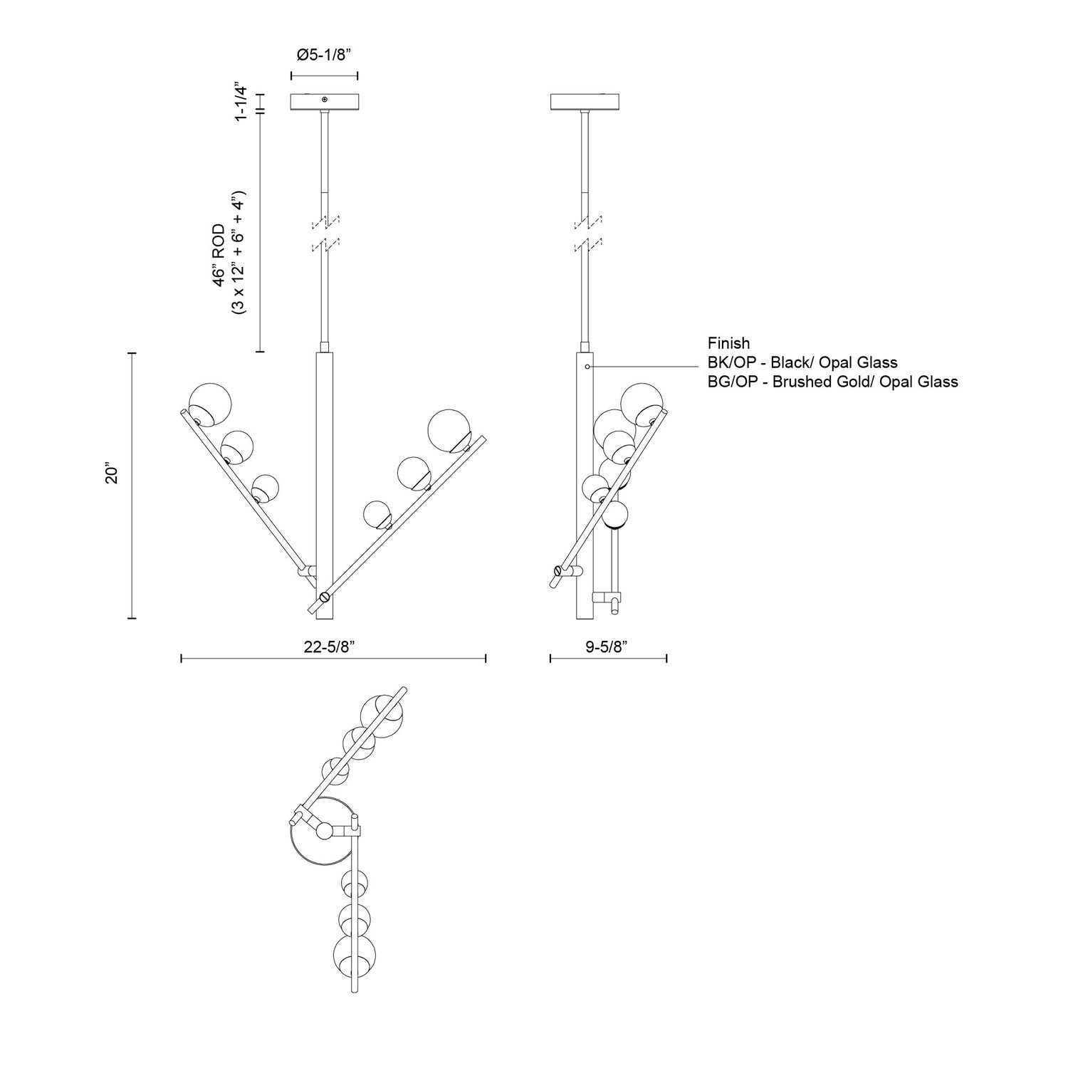 KUZCO LIGHTING INC PD55520-BG-OP ebc8cc22-f8ec-49a2-a920-e8591f2919ad