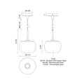 KUZCO LIGHTING INC, SAMAR PENDANTS, PENDANT LIGHT