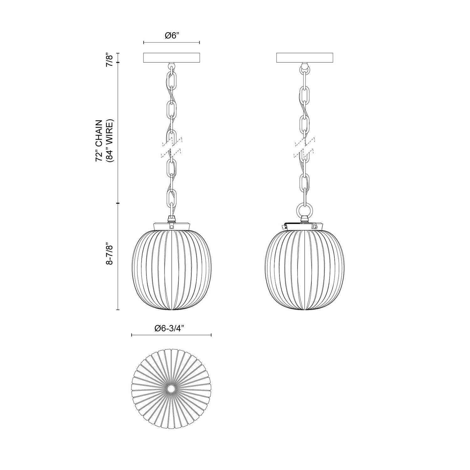 KUZCO LIGHTING INC, CHERISE PENDANTS, PENDANT LIGHT
