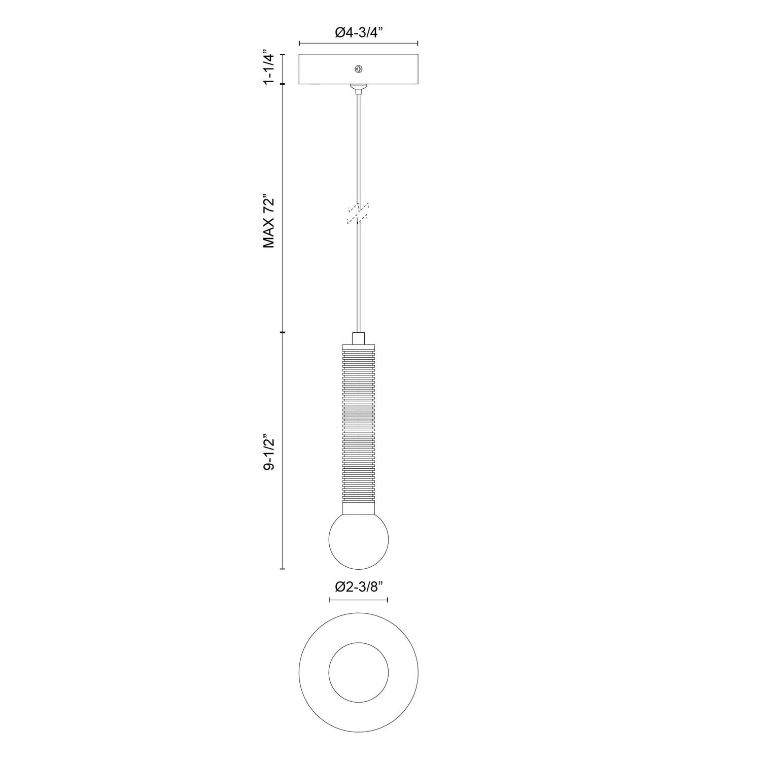 KUZCO LIGHTING INC, ARDEN PENDANTS, PENDANT LIGHT