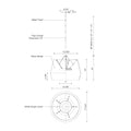 KUZCO LIGHTING INC, DECO PENDANTS, PENDANT LIGHT
