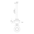 KUZCO LIGHTING INC, TRINITY PENDANTS, PENDANT LIGHT