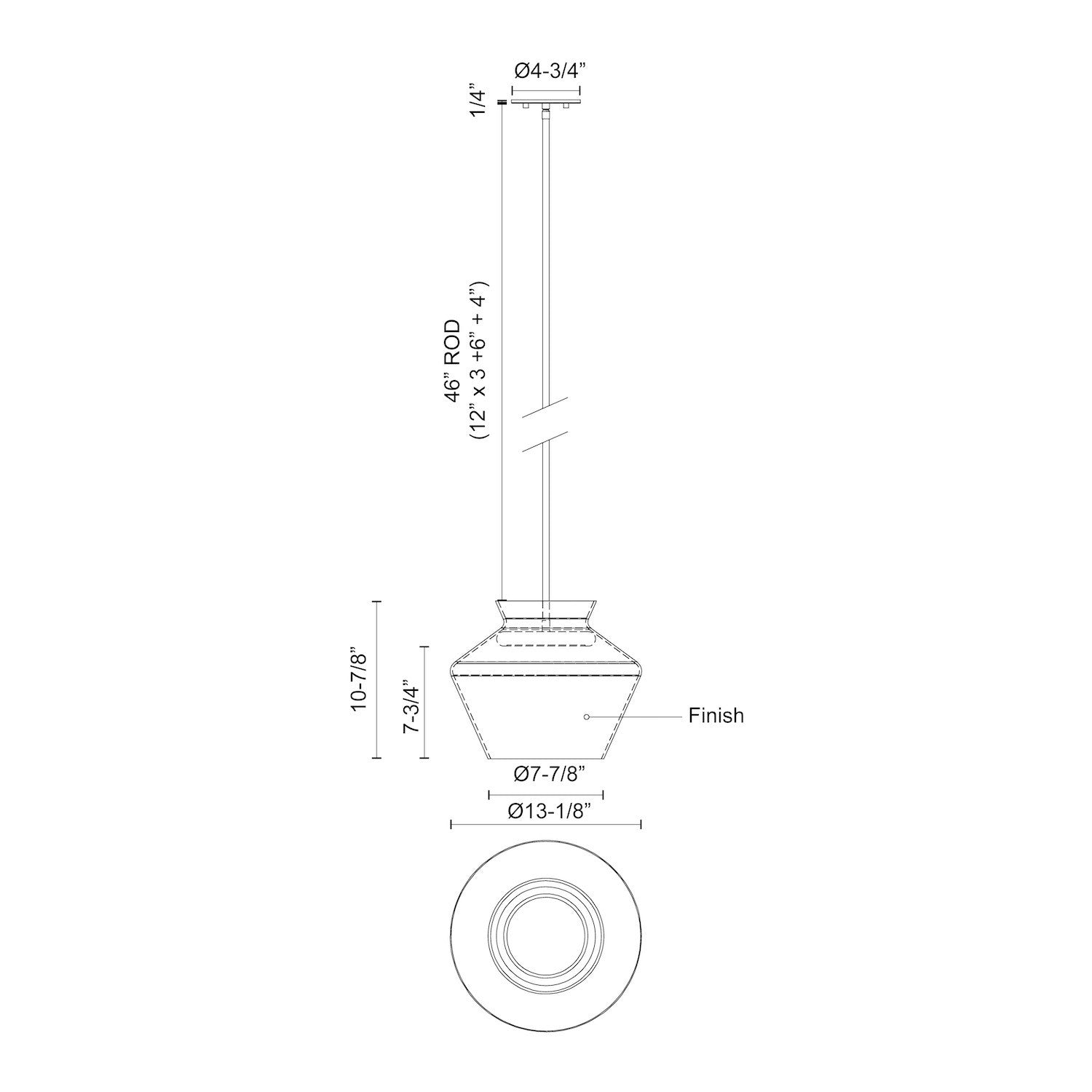 KUZCO LIGHTING INC, TRINITY PENDANTS, PENDANT LIGHT