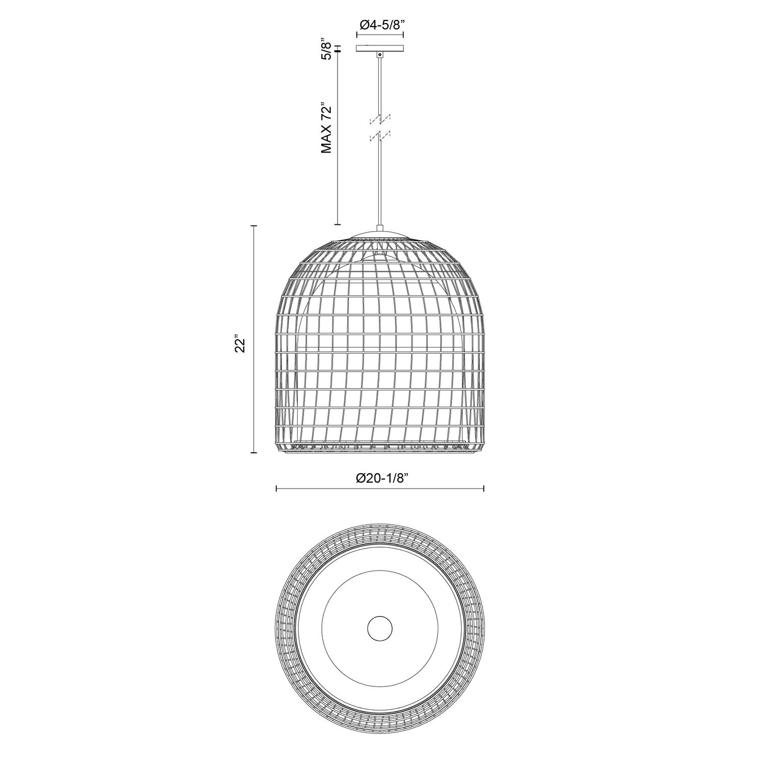 KUZCO LIGHTING INC, BONDI PENDANTS, PENDANT LIGHT