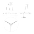 KUZCO LIGHTING INC, TACHI PENDANTS, PENDANT LIGHT