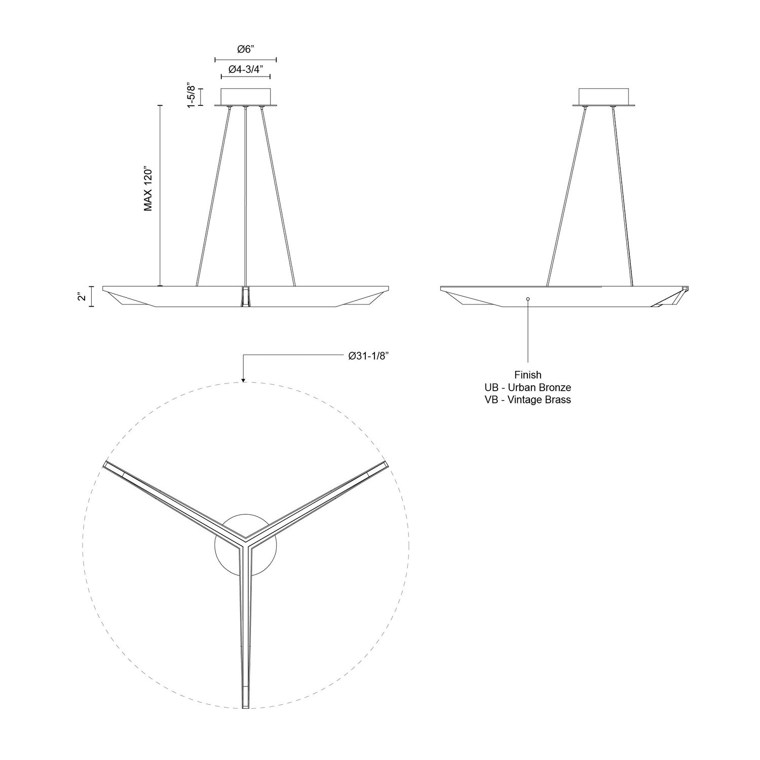 KUZCO LIGHTING INC, TACHI PENDANTS, PENDANT LIGHT