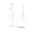 KUZCO LIGHTING INC, SCORPIO PENDANTS, PENDANT LIGHT
