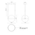 KUZCO LIGHTING INC, PISCES PENDANTS, PENDANT LIGHT