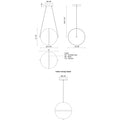 KUZCO LIGHTING INC, ARIES PENDANTS, PENDANT LIGHT