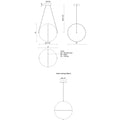 KUZCO LIGHTING INC, ARIES PENDANTS, PENDANT LIGHT