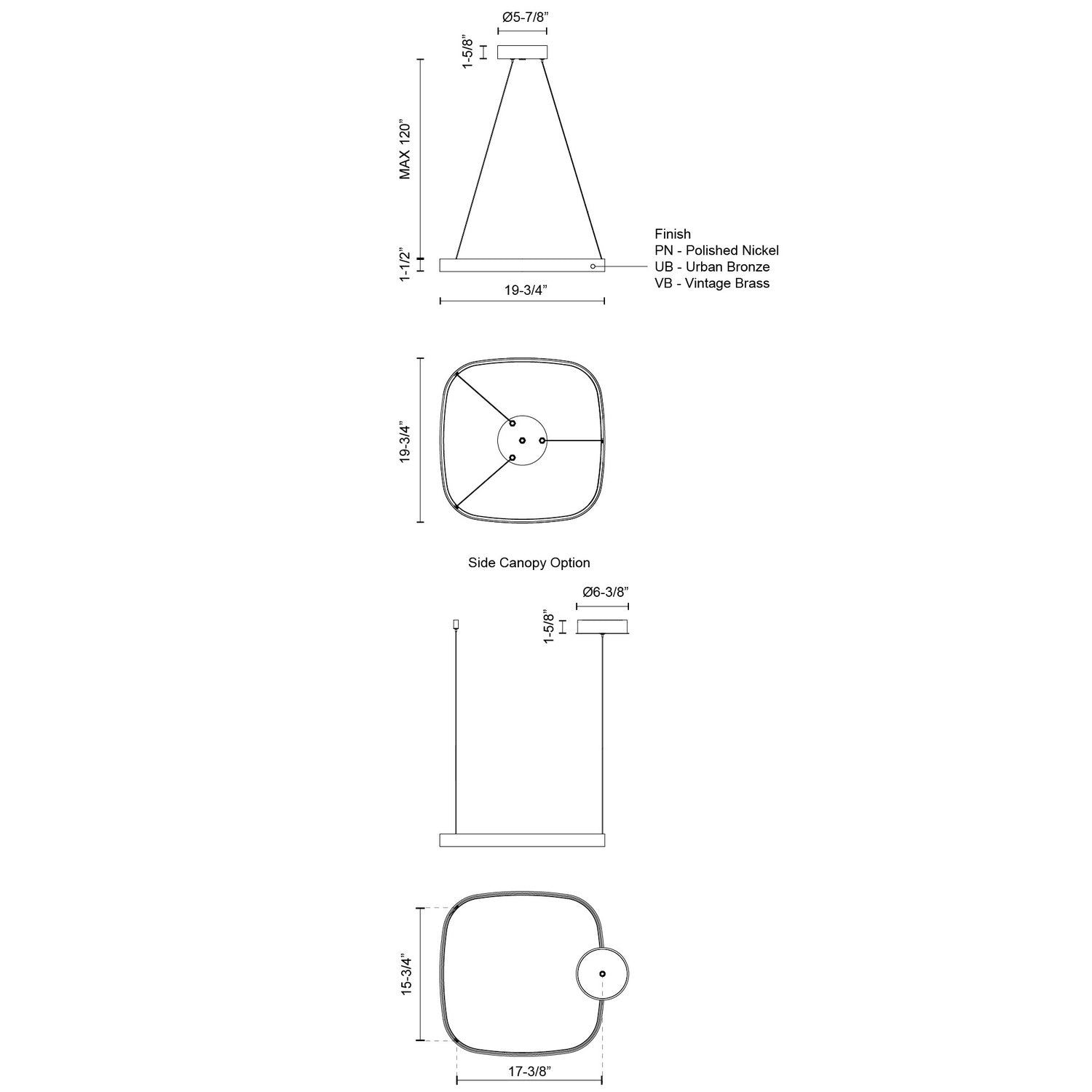 KUZCO LIGHTING INC, YUKON PENDANTS, PENDANT LIGHT
