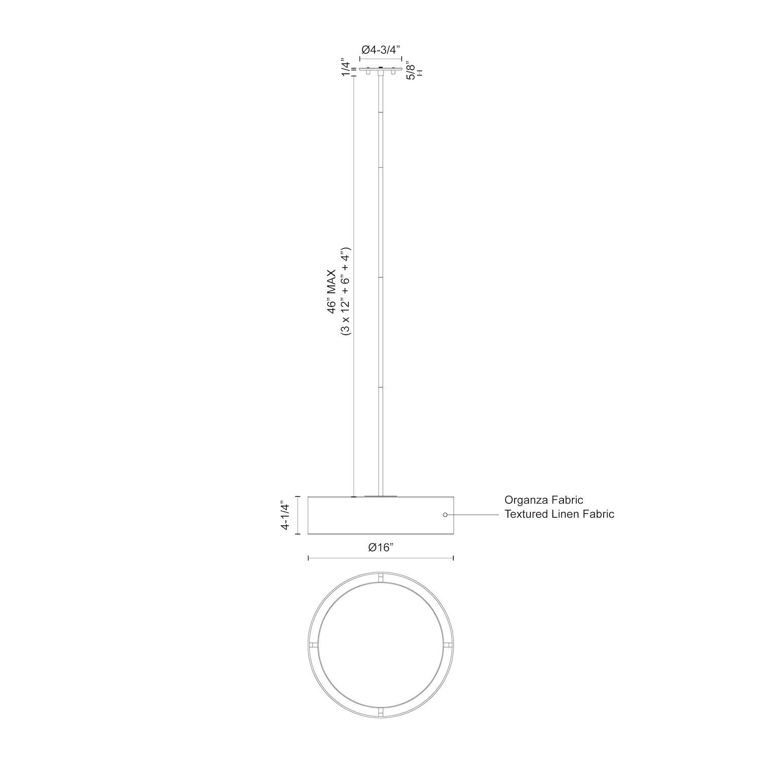 KUZCO LIGHTING INC, DALTON PENDANTS, PENDANT LIGHT