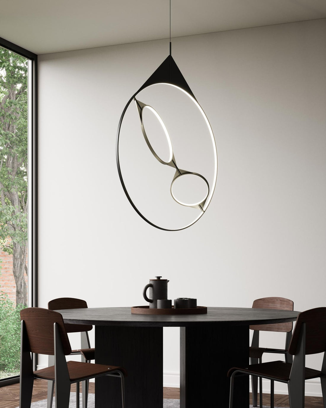 KUZCO LIGHTING INC, SERIF PENDANTS, PENDANT LIGHT
